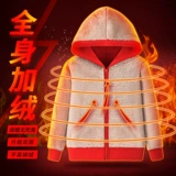 Утепленная зимняя куртка, бархатная толстовка, форма, пуховик, детская одежда, подходит для подростков, в западном стиле