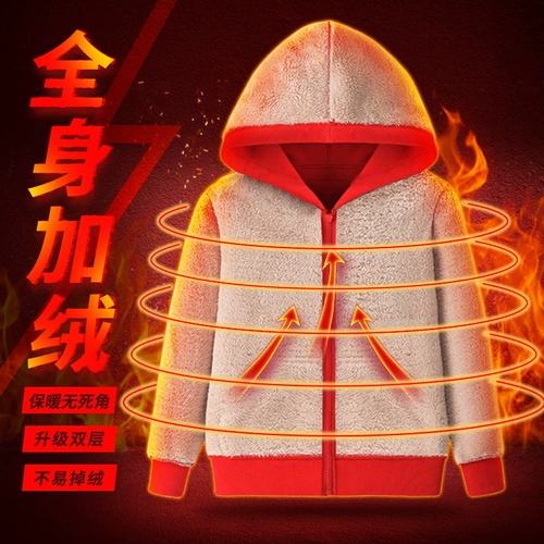 Утепленная зимняя куртка, бархатная толстовка, форма, пуховик, детская одежда, подходит для подростков, в западном стиле