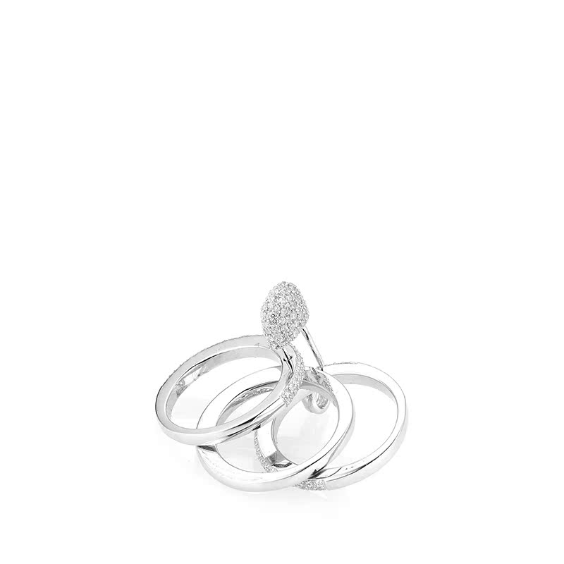 Bague Femme MONACO en Argenterie - Ref 3086349 Image 4