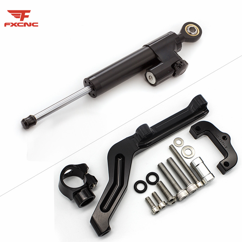 Application of Kawasaki Z1000 Z900 Z900 Z650 Z650 Z250 Z250 modified titanium ruler direction damper holder