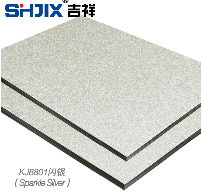 Shanghai auspicious 3mm12 wire flash silver aluminum-plastic panel interior wall exterior wall paste advertising curtain wall special board ()