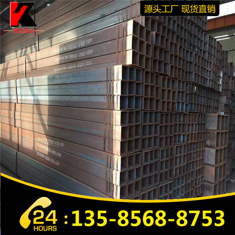 Manufacturer direct sales 100 * 100 hot-dip galvanized square pipe galvanized square pipe thickness 1 2-6 0