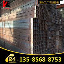  Factory direct sales 100*100 hot-dip galvanized square pipe Galvanized square pipe thickness 1 2-6 0