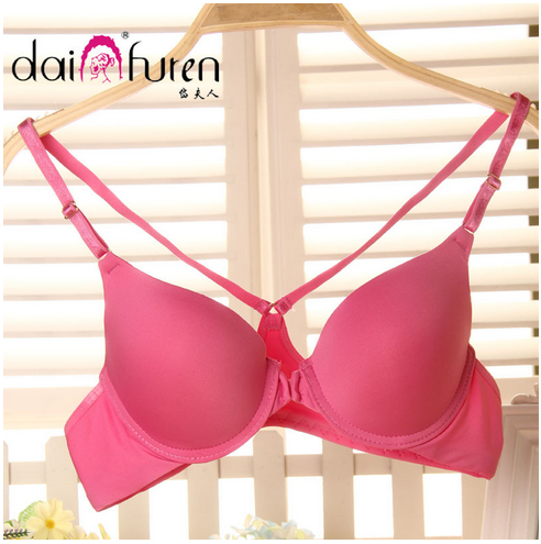 Lady brand lady lady khóa trước tập hợp áo ngực hình chữ Y đẹp chéo điều chỉnh đèn nền không dấu vết AB đồ lót mùa hè quan lot