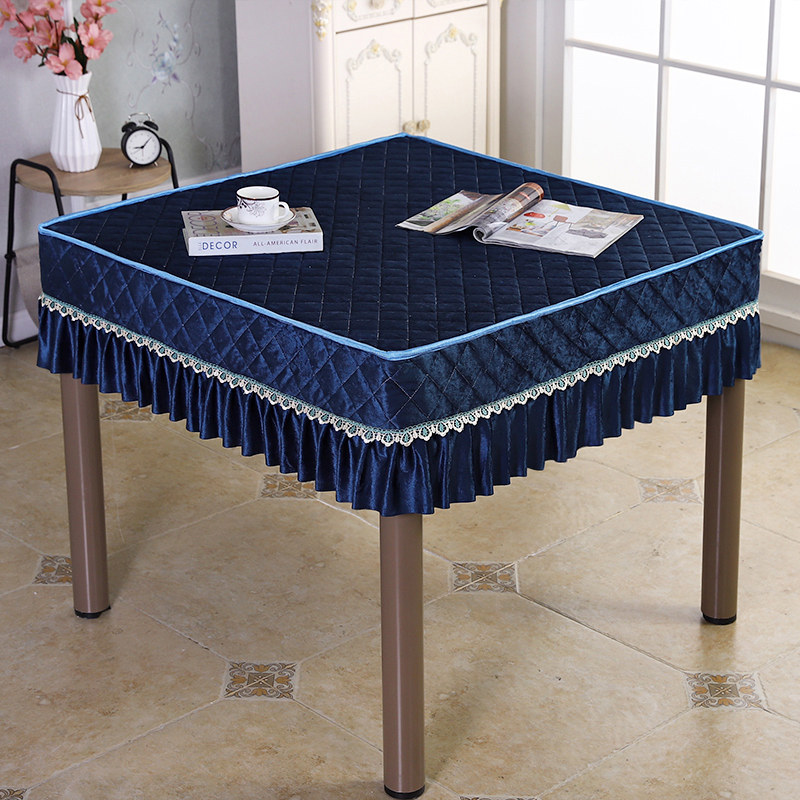 Italian velvet thickened dustproof new automatic mahjong machine tablecloth cover cloth cover cloth dust cover electric furnace cover