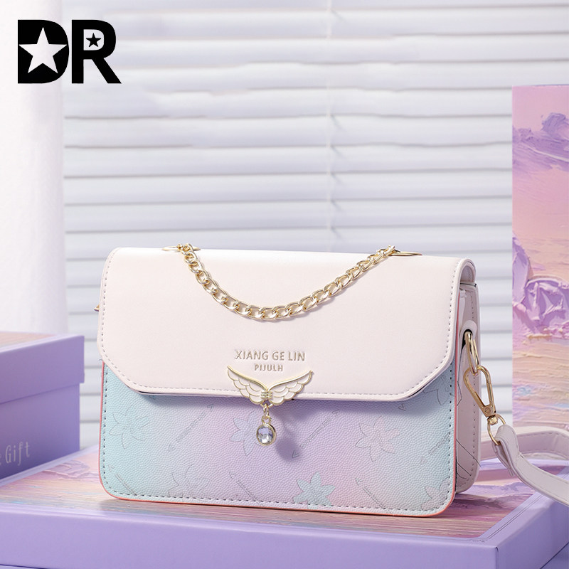 Изысканный подарок на Рождество от ДОКТОРА Кристмаса для подруги, подарочная коробка, сумка через плечо с высококачественной текстурой, простая и дорогая сумка-мессенджер