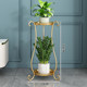 European style wrought iron flower stand multi-layer living room indoor balcony floor-standing green radish spider orchid succulent flower pot stand flower stand special price