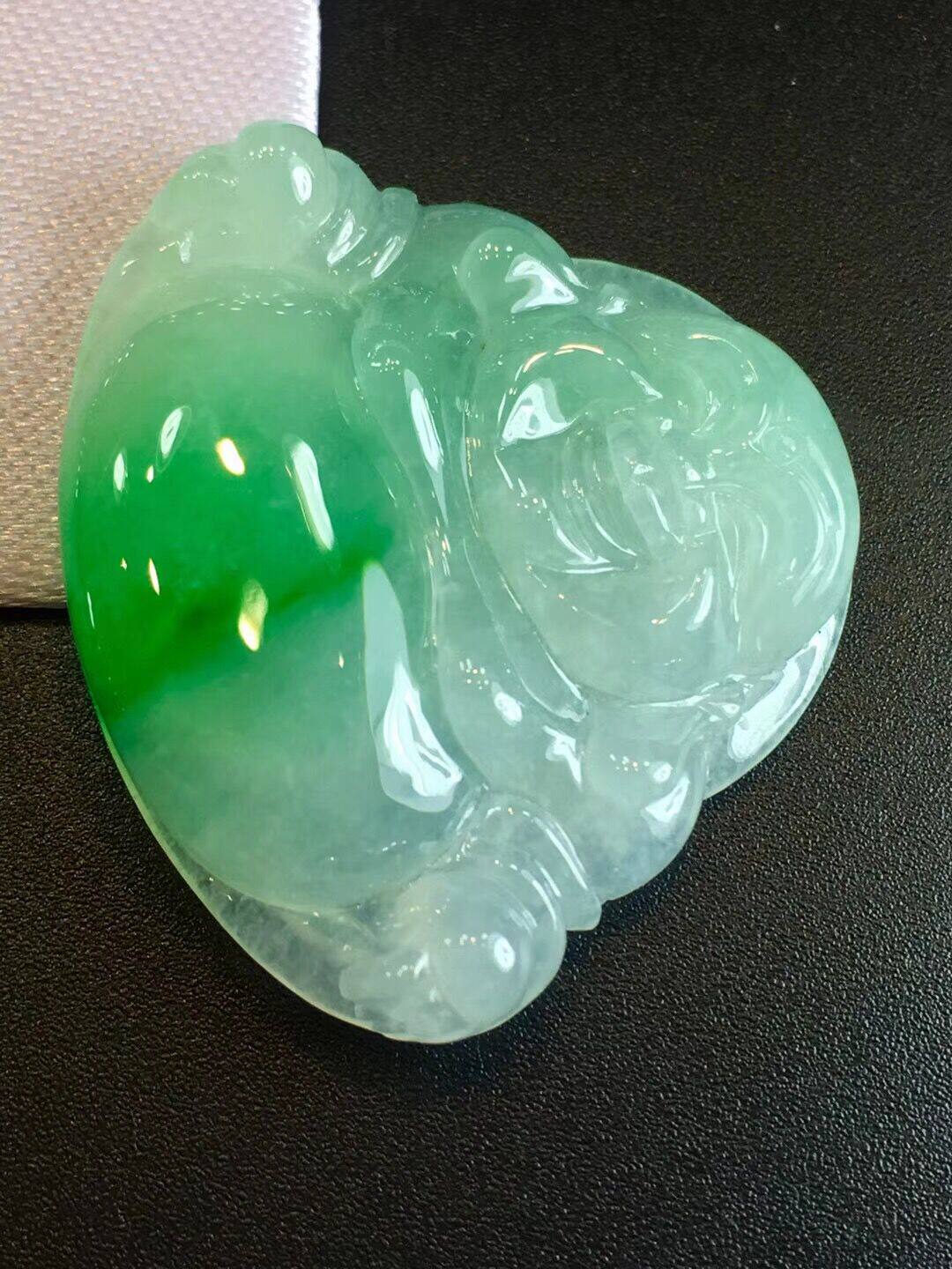 Purple Clouds Fly Cuisie 1 Store Emerald Buddha live exclusively for Guanyin Fuguu Ruyi Bean Pendant Pendant Pendant Super