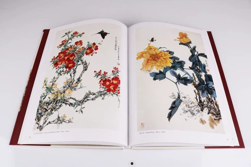 Подлинная коллекция средней живописи Wangdao (Fine) Wang Dao Gongbi Flower White Advated Коллекция Коллекция Книга Книга Лобби Лоп от Lop от Lop от китайской живописи цветочные и птицы Коллекция Beijing Arts and Crafts Publishing House
