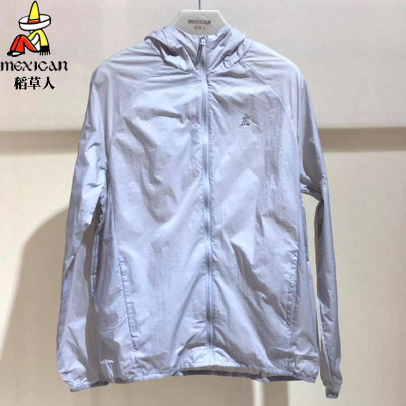 Bù nhìn Mens Da Coat Summer nhẹ Breathable Kem chống nắng ngoài trời thể thao áo gió Coat DC932124.