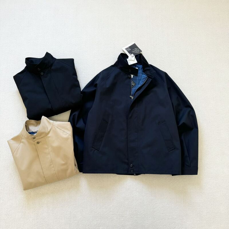 Japanese Order Gore-Tex Crew Jacket Retro Waterproof Stand Collar Harrington Jacket 24Fw
