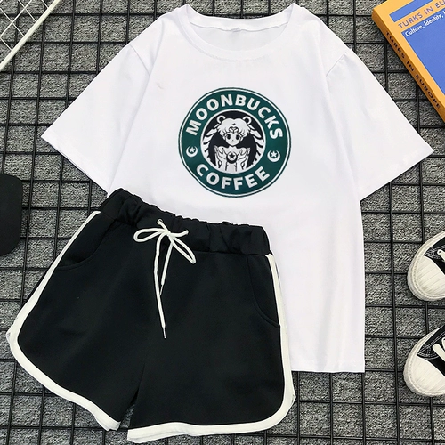 Комплект, креативная летняя одежда для школьников, шорты, штаны, спортивный костюм, европейский стиль