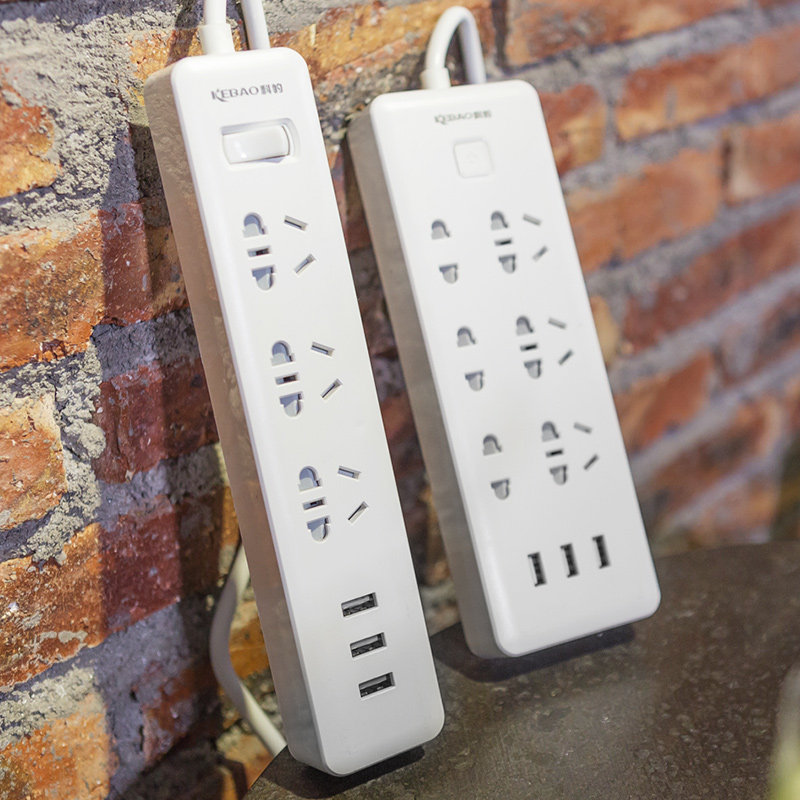 Protective door Plugboard With Wire Home Multifunction Socket Inserts Extension Cord Long Wire Porous Smart Usb Patch