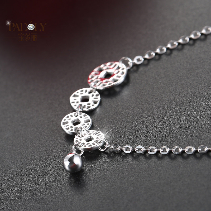 Bracelet de cheville Femme en Argenterie - Ref 3103909 Image 3