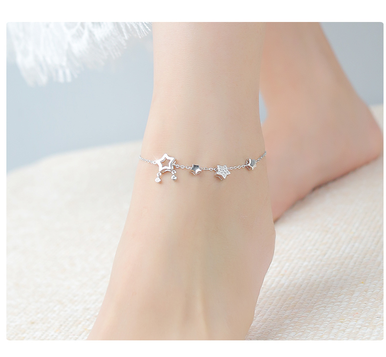 Chaine de cheville Femme en Argenterie - Ref 3103563 Image 19