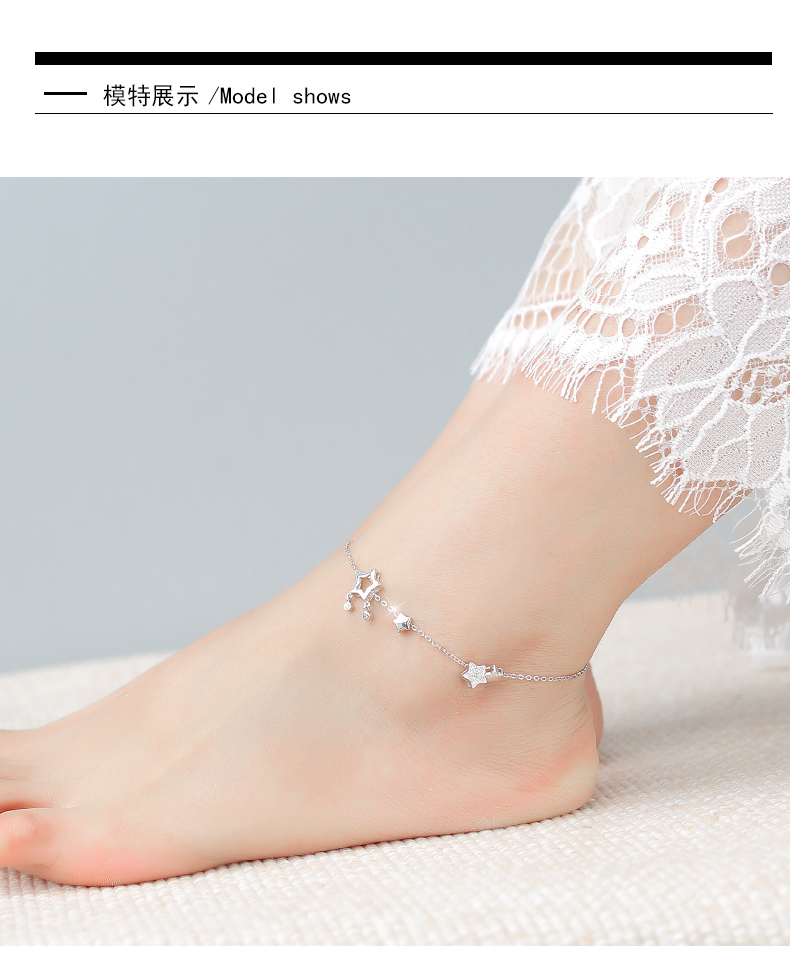 Chaine de cheville Femme en Argenterie - Ref 3103563 Image 18