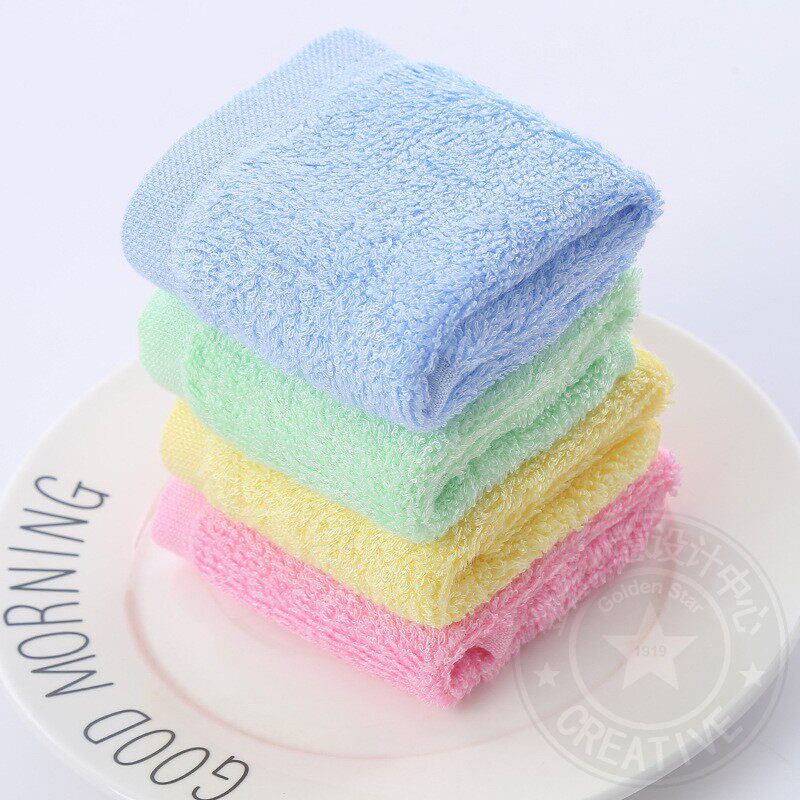 Oil-free small square towel dish towel small rag kitchen wood fiber dishcloth hotel scouring pad cleaning towel towel