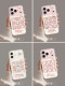 Uston Is Suitable for Apple 17 Phone Cases, New iPhone 17 Pro Pink 17E Hollow Transparent 16 Cute 13 Strawberry Bunny Pro Good-Looking High-End 14 Anti-Drop 15 Couple Popular Max Case