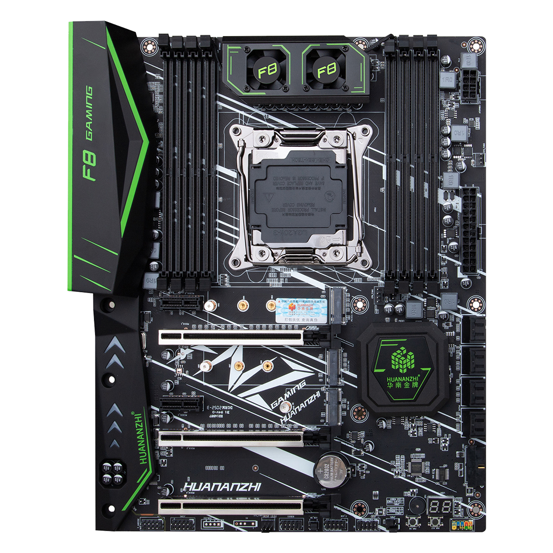 Новая материнская плата Huananzhi/South China Gold Speed X99-F8 поддерживает полную серию 2011-3 E5 V3V4 с несколькими ядрами
