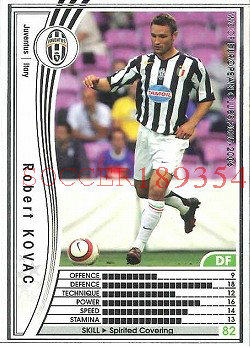 WCCF PANINI white card 05-06 Croatia Juventus Spot 212 Kovacs 