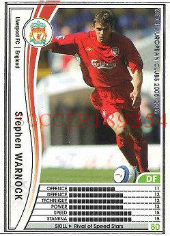 WCCF PANINI white card 05-06 England Liverpool Spot 38 336 Warnock - Taobao