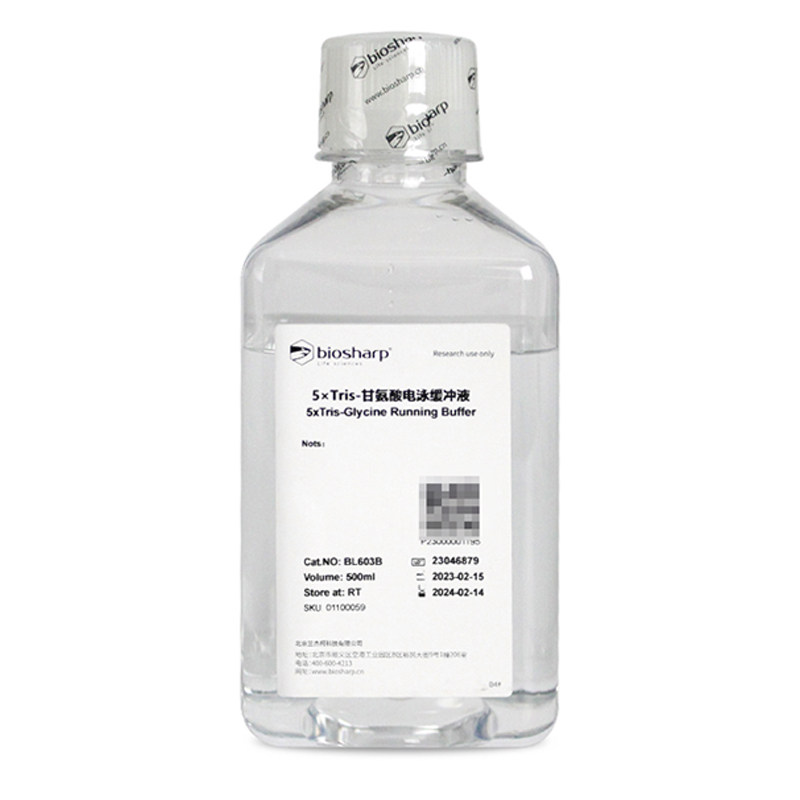 白鲨 Biosharp BL603B Tris-Glycine电泳缓冲液(5&times;) 500ml