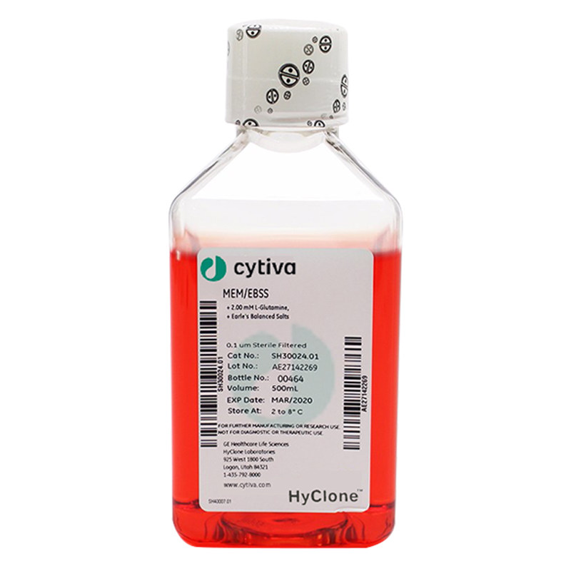 Cytiva SH30024.01 MEM液体培养基（含L-谷氨酰胺、EBSS）500ml