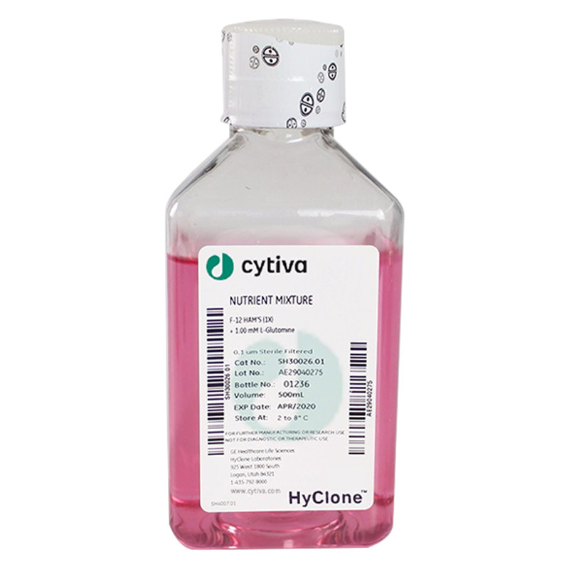 Cytiva F12液体培养基 含L-谷氨醯胺 SH30026.01实验室试剂 500ml