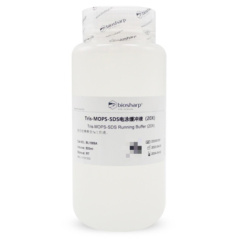 白鲨 Biosharp BL1089A Tris-MOPS-SDS电泳缓冲液 (20&times;)