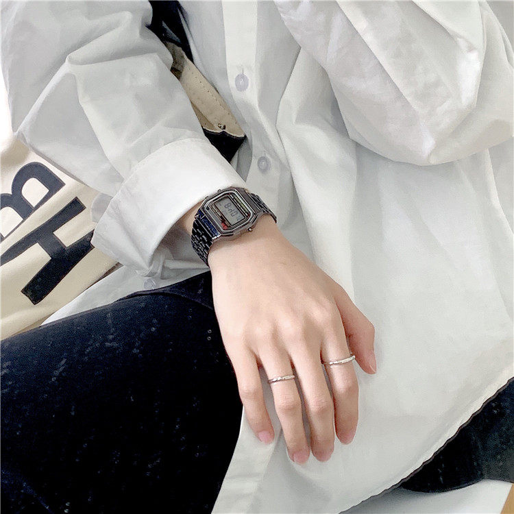 Digital Sports Watch For Students Unisex Square Design_voghion.com