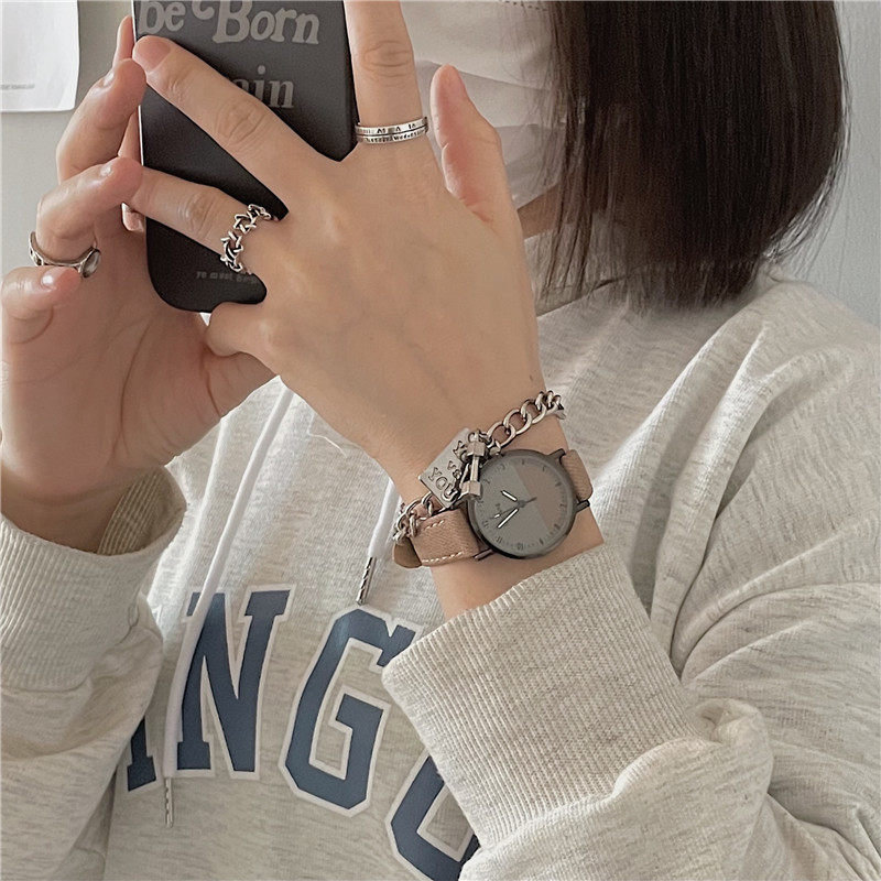 Minimalist Quartz Watch For Students And School Girls Elegant_voghion.com