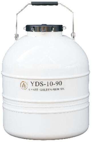 Chengdu Jin Fengsheng class version storage type liquid nitrogen biological container (small) YDS-10-90 Upgrade liquid nitrogen tank