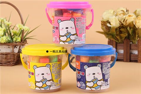 Màu sắc thật 12 câu đố plasticine với khuôn plasticine không vị trẻ em màu đất sét 2656-12 - Tự làm khuôn nướng khuôn làm kem silicon