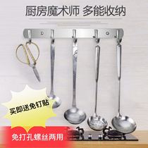 Stainless steel hanging clothes hook Hook Living-room Bathroom kitchen Toilet Clothes Clothe Hood Hooded Hanger Wall Wall-mounted Hanger