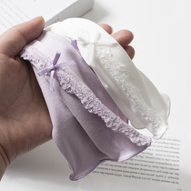 Girls punch pants summer thin mosquito breathable children white trousers ultra thin lace outer wearing pants baby black