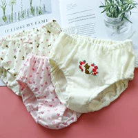 Цветочная кошка сетчатая треугольница трусики 3 одежда