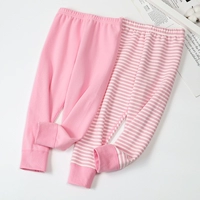 Вельветовые гигиенические брюки без костей с начесом Shu, 2 пары розово-красных