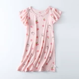 Пижама, детская тонкая летняя юбка на девочку, короткий рукав