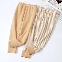 Вельветовые гигиенические брюки без костей с начесом Shu, 2 пары, цвет хаки