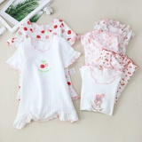 Пижама, детское тонкое хлопковое платье, детский гаечный ключ, короткий рукав