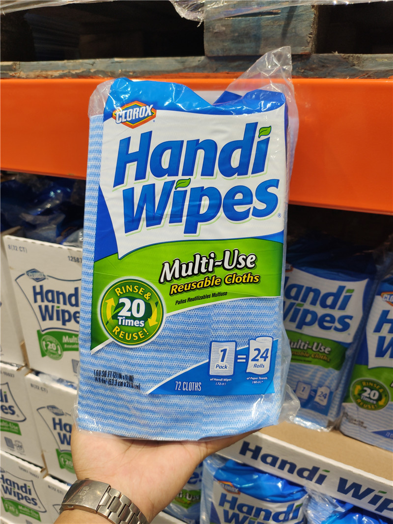 Shanghai Costco open city guest US import CLOROXGola's can throw multipurpose cleaning cloth 72 pieces