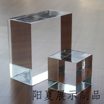 Acrylic crystal square display display base jewelry display frame organic glass fittings