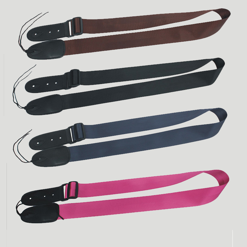 Guitar accessories wholesale leather electric guitar Acoustic Guitar Folk guitar baby bag Shoulder strap high-grade polyester fiber baby bag