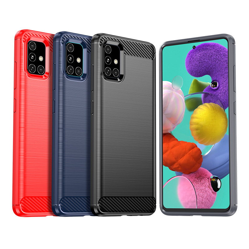 Suitable for Samsung Galaxy A51 4g Mobile Phone Case A51 5g Full Edge Brushed Anti-Fall Protective Case Soft Case