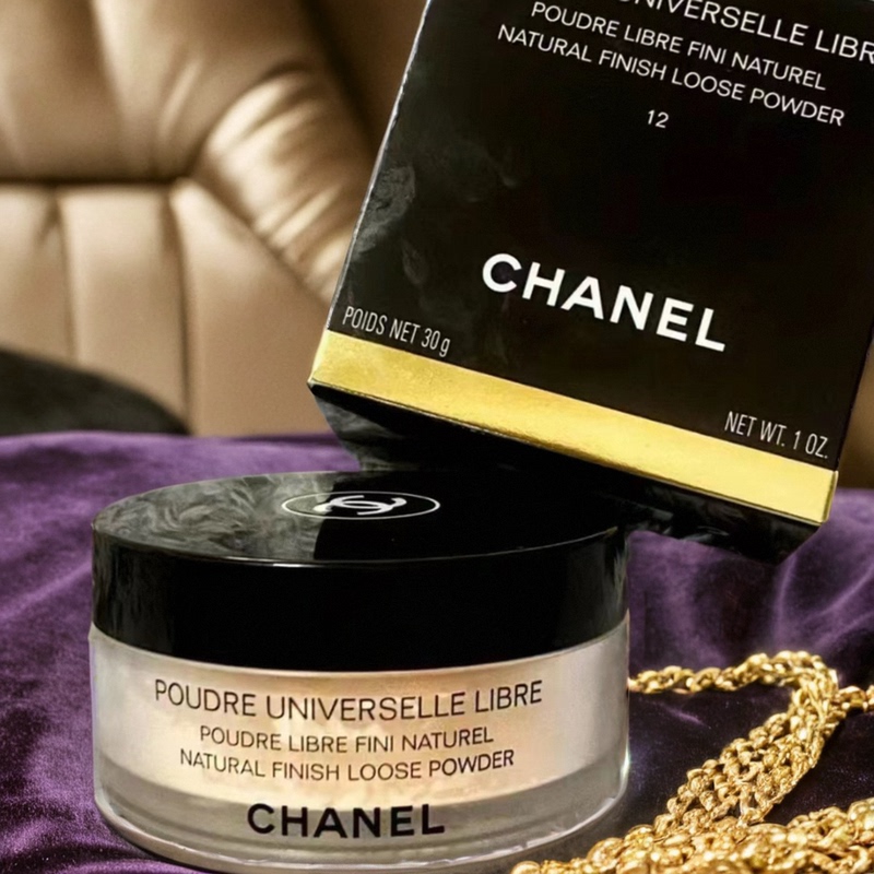 Japanese Chanel Loose Powder 12 # 10 # 30g Lightweight Powder Concealer, Oil Control, Brightening, Portable Pack 6g10 #