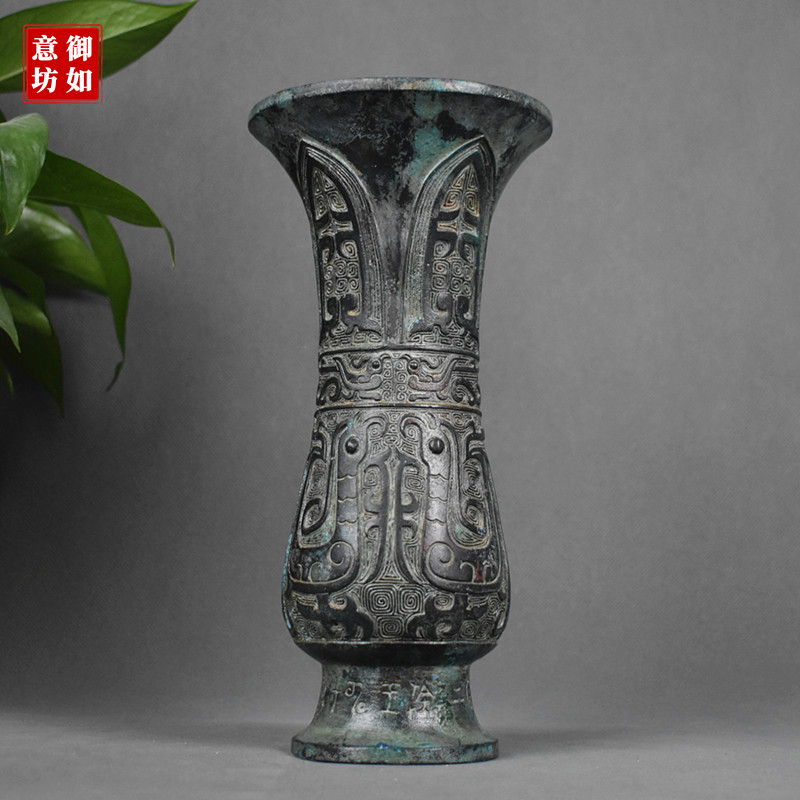 青銅器文廟孔廟祭祀禮器全套影視道具禮器七件套手工復古擺件-Taobao-Tmall