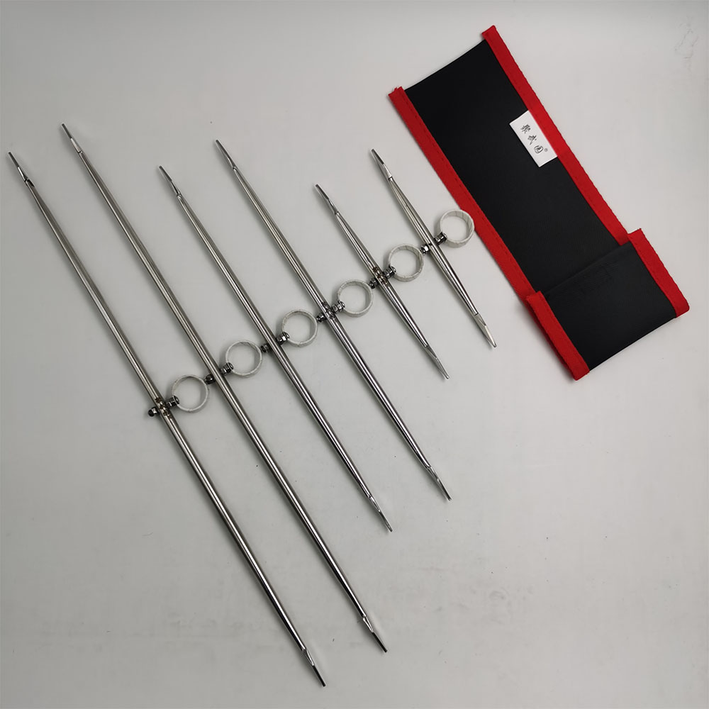 Emei thorn stainless steel martial arts Emei to thorn Emei needle double-edge Lao Qi men weapon free engraving sent storage bag