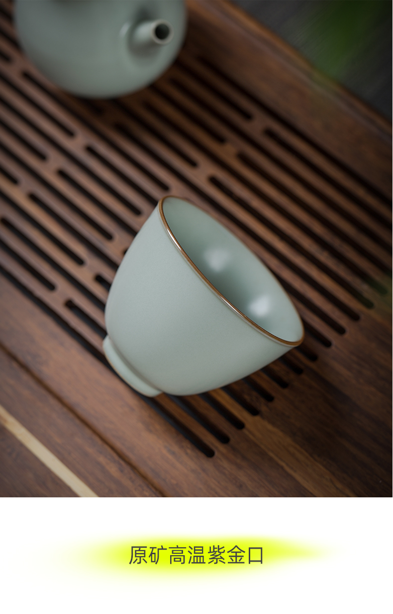 Your up tea set single kung fu tea tea tea cup master cup men 's large porcelain, single jingdezhen ceramics