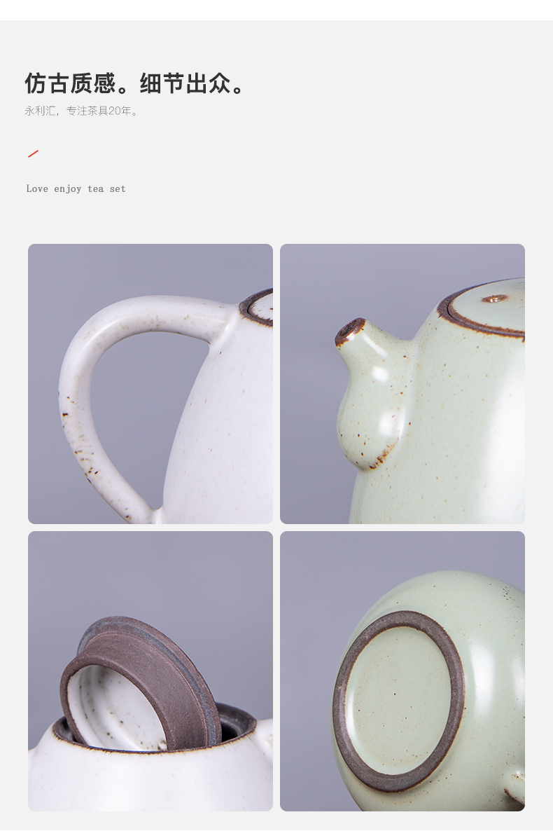 Wynn hui ceramic teapot small single pot small mini ceramic POTS from the single black tea tea set with one person