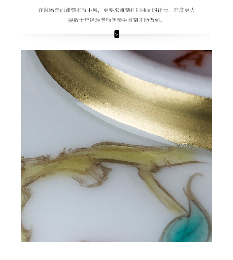 Kung fu tea cup master cup sample tea cup jingdezhen ceramic powder enamel hand - made pure hand - made tea light single white porcelain